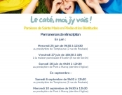 Inscriptions caté